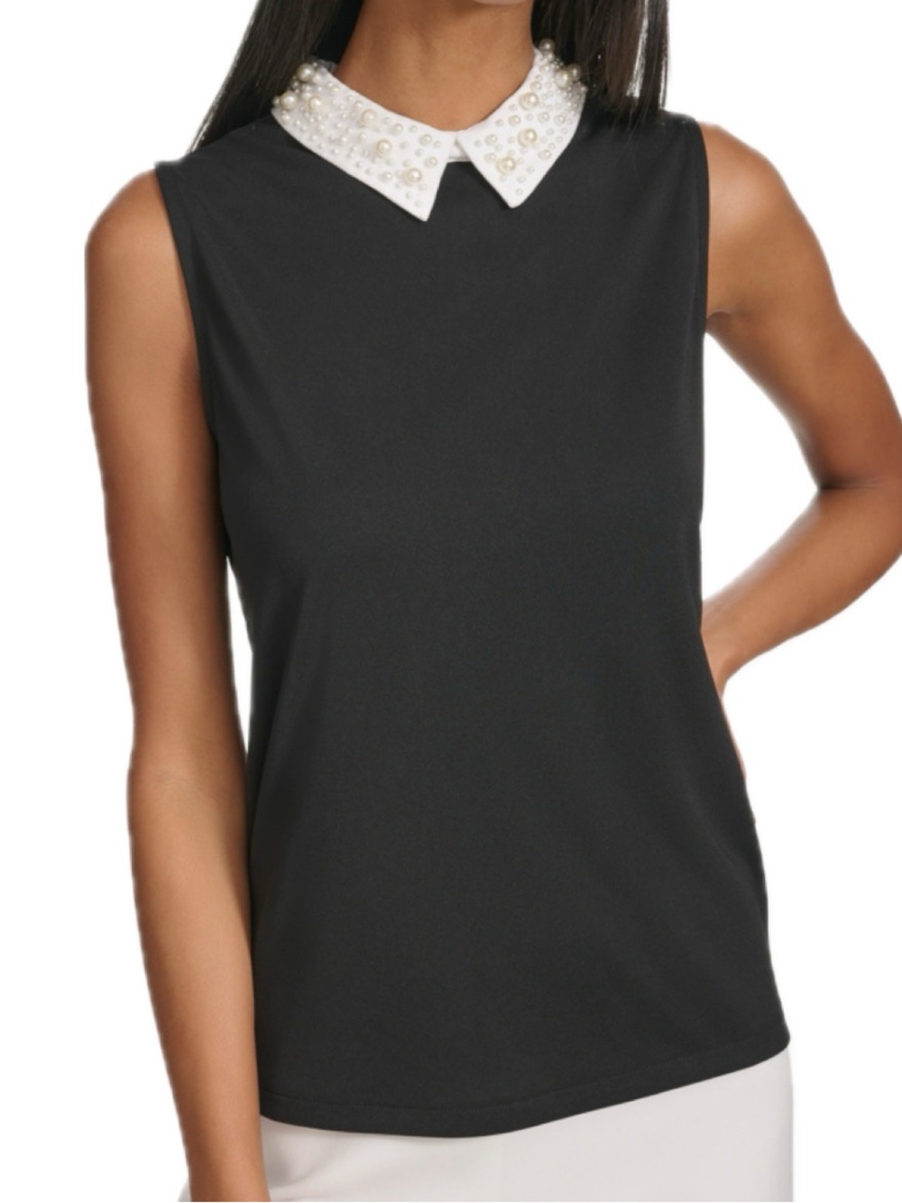 NWT Karl Lagerfeld Pearl Blouse
